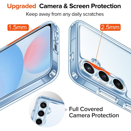 Husa Anti soc, transparenta compatibila cu Samsung Galaxy S25 Plus Husa Anti soc, transparenta compatibila cu Samsung Galaxy S25 Plus