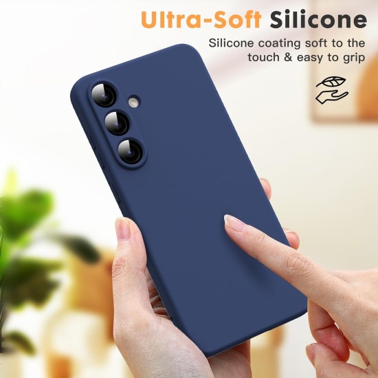 Husa Soft Touch, slim, ALC Mobile, anti soc, compatibila cu Samsung Galaxy S25 Fe, Albastru Inchis Tpu Husa Soft Touch, slim, ALC Mobile, anti soc, compatibila cu Samsung Galaxy S25 Fe, Albastru Inchis Tpu
