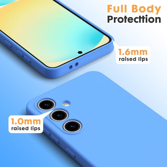 Husa Soft Touch, slim, ALC Mobile, anti soc, compatibila cu Samsung Galaxy S24 Fe, Albastru Tpu Husa Soft Touch, slim, ALC Mobile, anti soc, compatibila cu Samsung Galaxy S24 Fe, Albastru Tpu