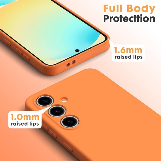 Husa Soft Touch, slim, ALC Mobile, anti soc, compatibila cu Samsung Galaxy S24 Fe, Portocaliu Tpu Husa Soft Touch, slim, ALC Mobile, anti soc, compatibila cu Samsung Galaxy S24 Fe, Portocaliu Tpu