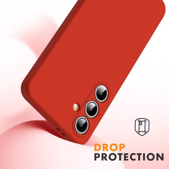 Husa Soft Touch, slim, ALC Mobile, anti soc, compatibila cu Samsung Galaxy S24 Fe, Rosu Tpu Husa Soft Touch, slim, ALC Mobile, anti soc, compatibila cu Samsung Galaxy S24 Fe, Rosu Tpu