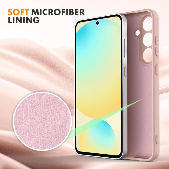 Husa Soft Touch, slim, ALC Mobile, anti soc, compatibila cu Samsung Galaxy S24 Fe, Roz Pudra Tpu Husa Soft Touch, slim, ALC Mobile, anti soc, compatibila cu Samsung Galaxy S24 Fe, Roz Pudra Tpu