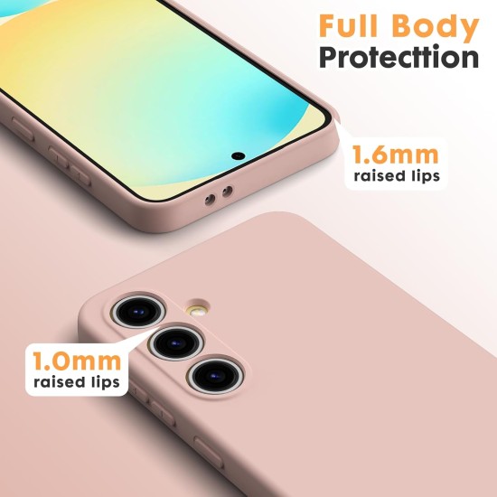 Husa Soft Touch, slim, ALC Mobile, anti soc, compatibila cu Samsung Galaxy S24 Fe, Roz Pudra Tpu Husa Soft Touch, slim, ALC Mobile, anti soc, compatibila cu Samsung Galaxy S24 Fe, Roz Pudra Tpu