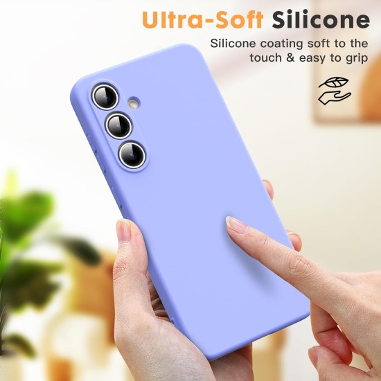 Husa Soft Touch, slim, ALC Mobile, anti soc, compatibila cu Samsung Galaxy S25 Fe, Lila Tpu Husa Soft Touch, slim, ALC Mobile, anti soc, compatibila cu Samsung Galaxy S25 Fe, Lila Tpu