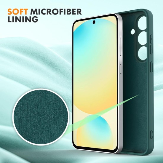 Husa Soft Touch, slim, ALC Mobile, anti soc, compatibila cu Samsung Galaxy S24 Fe, Verde Inchis Tpu Husa Soft Touch, slim, ALC Mobile, anti soc, compatibila cu Samsung Galaxy S24 Fe, Verde Inchis Tpu