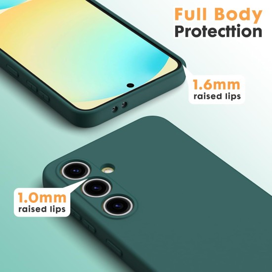 Husa Soft Touch, slim, ALC Mobile, anti soc, compatibila cu Samsung Galaxy S24 Fe, Verde Inchis Tpu Husa Soft Touch, slim, ALC Mobile, anti soc, compatibila cu Samsung Galaxy S24 Fe, Verde Inchis Tpu