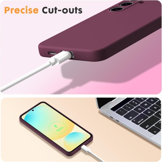 Husa Soft Touch, slim, ALC Mobile, anti soc, compatibila cu Samsung Galaxy S25 Fe, Visiniu Tpu Husa Soft Touch, slim, ALC Mobile, anti soc, compatibila cu Samsung Galaxy S25 Fe, Visiniu Tpu