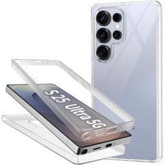 Husa 360 ALC Mobile, compatibila cu Samsung Galaxy S25 Ultra, V2 Transparent fata+spate Husa 360 ALC Mobile, compatibila cu Samsung Galaxy S25 Ultra, V2 Transparent fata+spate