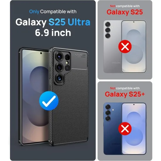 Husa Alc Mobile auto focus carbon compatibila cu Samsung Galaxy S25 Ultra Husa Alc Mobile auto focus carbon compatibila cu Samsung Galaxy S25 Ultra