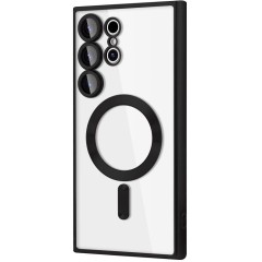 Husa compatibila cu Samsung Galaxy S25 Ultra, ALC MOBILE, pentru telefon mobil cu protectie pentru camera, Tehnologie MagSafe, rezistenta la socuri, contur Negru Husa compatibila cu Samsung Galaxy S25 Ultra, ALC MOBILE, pentru telefon mobil cu protectie pentru camera, Tehnologie MagSafe, rezistenta la socuri, contur Negru