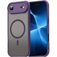 Husa Matte MagSafe pentru IPhone 17 Air, protectie completa, contur mov