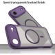 Husa Matte MagSafe pentru IPhone 17 Air, protectie completa, contur mov