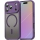 Husa Matte MagSafe pentru IPhone 17 Pro Max, protectie completa, contur mov
