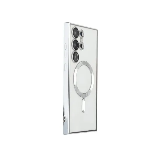 Husa compatibila cu Samsung Galaxy S24 Ultra, ALC MOBILE, pentru telefon mobil cu protectie pentru camera, Tehnologie MagSafe, rezistenta la socuri, contur Silver Husa compatibila cu Samsung Galaxy S24 Ultra, ALC MOBILE, pentru telefon mobil cu protectie pentru camera, Tehnologie MagSafe, rezistenta la socuri, contur Silver