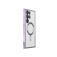 Husa compatibila cu Samsung Galaxy S24 Ultra, ALC MOBILE, pentru telefon mobil cu protectie pentru camera, Tehnologie MagSafe, rezistenta la socuri, contur Mov Husa compatibila cu Samsung Galaxy S24 Ultra, ALC MOBILE, pentru telefon mobil cu protectie pentru camera, Tehnologie MagSafe, rezistenta la socuri, contur Mov