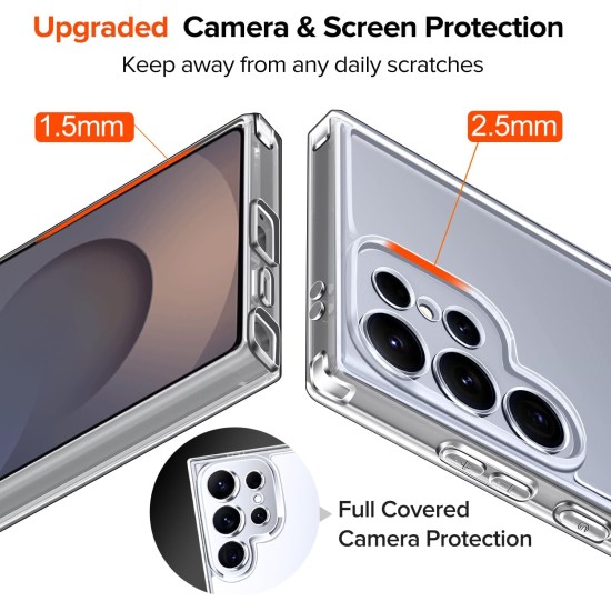Husa Anti soc, transparenta compatibila cu Samsung Galaxy S25 Ultra Husa Anti soc, transparenta compatibila cu Samsung Galaxy S25 Ultra