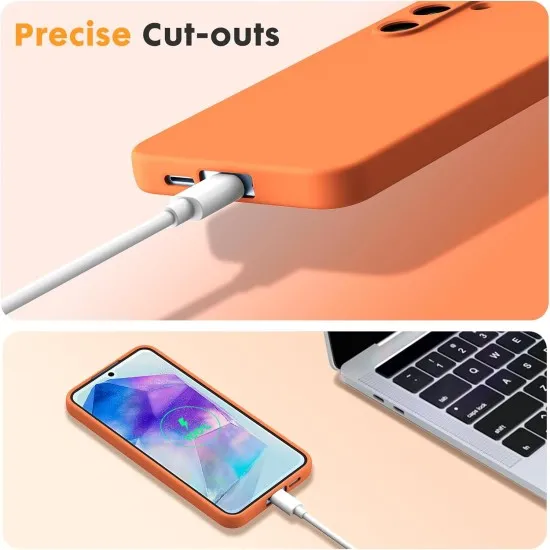 Husa Soft Touch, slim, ALC Mobile, anti soc, compatibila cu Samsung Galaxy S25 Plus, Portocaliu Tpu Husa Soft Touch, slim, ALC Mobile, anti soc, compatibila cu Samsung Galaxy S25 Plus, Portocaliu Tpu