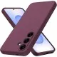 Husa Soft Touch, slim, ALC Mobile, anti soc, compatibila cu Samsung Galaxy A56, Visiniu Tpu