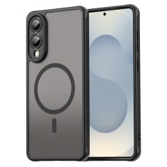 Husa Matte MagSafe pentru Samsung Galaxy S25 Edge , protectie completa, contur negru Husa Matte MagSafe pentru Samsung Galaxy S25 Edge , protectie completa, contur negru