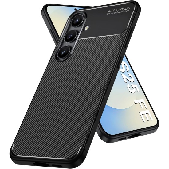 Husa Alc Mobile auto focus carbon compatibila cu Samsung Galaxy S25 Fe