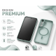 Husa Matte MagSafe pentru Samsung Galaxy A56, protectie completa, contur Turqoise