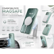 Husa Matte MagSafe pentru Samsung Galaxy A56, protectie completa, contur Turqoise