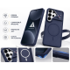 Husa antisoc compatibila cu MagSafe pentru Samsung Galaxy S26 Ultra, Matrix, albastru Husa antisoc compatibila cu MagSafe pentru Samsung Galaxy S26 Ultra, Matrix, albastru