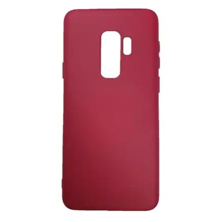 Husa silicon soft-touch compatibila cu Samsung S9 Plus Visiniu
