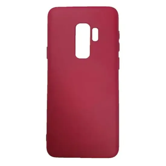 Husa silicon soft-touch compatibila cu Samsung S9 Plus Visiniu Husa silicon soft-touch compatibila cu Samsung S9 Plus Visiniu