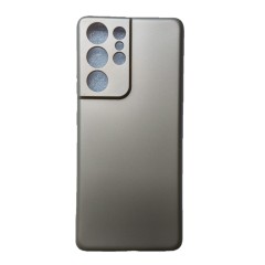 Husa compatibila cu Samsung Galaxy S21 Ultra - Silicon Slim, Gold Husa compatibila cu Samsung Galaxy S21 Ultra - Silicon Slim, Gold