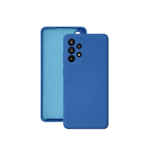 Husa Liquid soft touch compatibila cu Samsung Galaxy A32 4G, Blue Cobalt, ALC