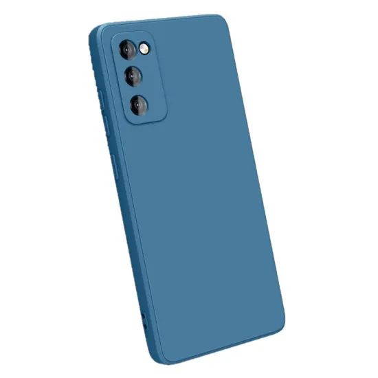 Husa Liquid soft touch compatibila cu Samsung Galaxy S20 FE, Blue Cobalt, ALC Husa Liquid soft touch compatibila cu Samsung Galaxy S20 FE, Blue Cobalt, ALC
