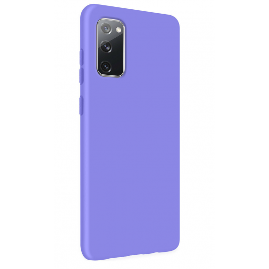 Husa Liquid soft touch compatibila cu Samsung Galaxy S20 FE, Dark Purple, ALC