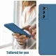 Husa Liquid soft touch compatibila cu Samsung Galaxy S20 FE, Blue Cobalt, ALC Husa Liquid soft touch compatibila cu Samsung Galaxy S20 FE, Blue Cobalt, ALC