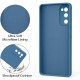 Husa Liquid soft touch compatibila cu Samsung Galaxy S20 FE, Blue Cobalt, ALC