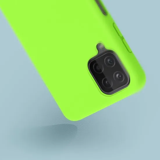 Husa Liquid soft touch compatibila cu Samsung Galaxy A22 4G, Green Neon, ALC