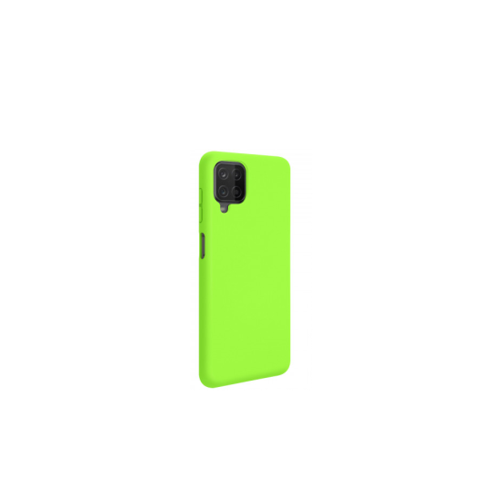 Husa Liquid soft touch compatibila cu Samsung Galaxy A12, Green Neon, ALC