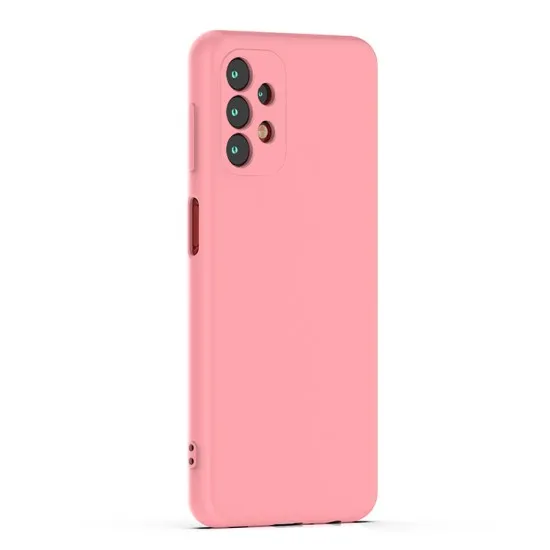 Husa Liquid soft touch compatibila cu Samsung Galaxy A32 5G, Baby Pink, ALC Husa Liquid soft touch compatibila cu Samsung Galaxy A32 5G, Baby Pink, ALC