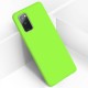 Husa Liquid soft touch compatibila cu Samsung Galaxy A03s, Green Neon, ALC