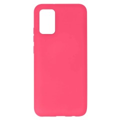 Husa Liquid soft touch compatibila cu Samsung Galaxy A03s, Hot Pink, ALC