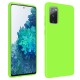 Husa Liquid soft touch compatibila cu Samsung Galaxy A03s, Green Neon, ALC