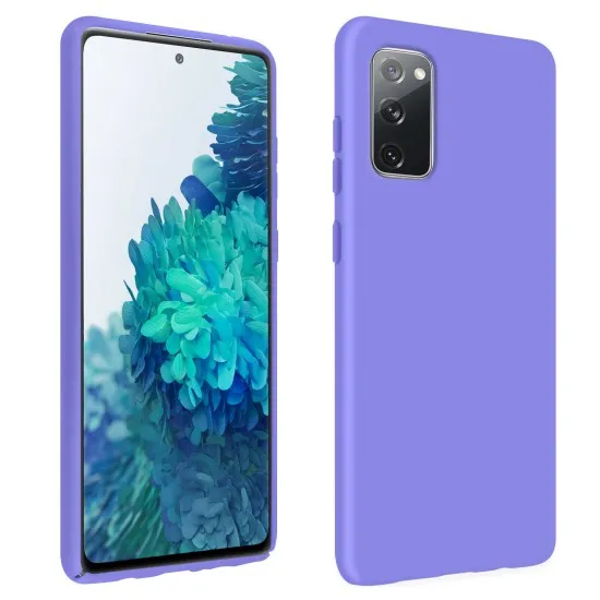 Husa Liquid soft touch compatibila cu Samsung Galaxy A03s, Blue Cobalt, ALC