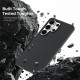 Husa compatibila cu Samsung Galaxy S26 Ultra, MagSafe, Design Woven, Soft Touch, Antisoc, Negru
