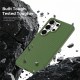 Husa compatibila cu Samsung Galaxy S26 Ultra, MagSafe, Design Woven, Soft Touch, Antisoc, Verde