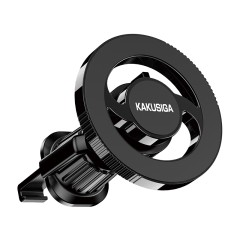 Suport Auto Magnetic Telefon Kaku KSC-1164, Prindere Ventilatie cu Cleme, Rotire 360, Universal, Negru Suport Auto Magnetic Telefon Kaku KSC-1164, Prindere Ventilatie cu Cleme, Rotire 360, Universal, Negru