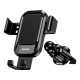 Suport Auto Telefon Kakusiga KSC-1701, Gravity, Prindere Ventilatie, Rotire 360, Compatibil Universal, Negru Suport Auto Telefon Kakusiga KSC-1701, Gravity, Prindere Ventilatie, Rotire 360, Compatibil Universal, Negru