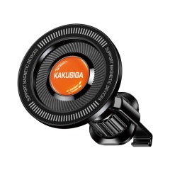 Suport Auto Magnetic pentru Telefon Kakusiga KSC-1719, Prindere Ventilatie, Rotire 360, Compatibil Universal, Negru Suport Auto Magnetic pentru Telefon Kakusiga KSC-1719, Prindere Ventilatie, Rotire 360, Compatibil Universal, Negru