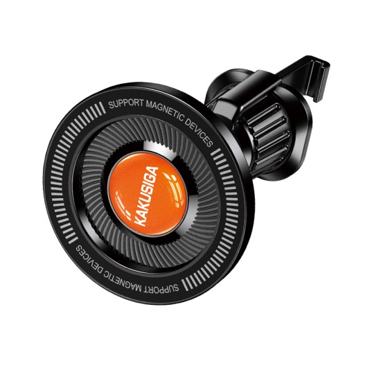 Suport Auto Magnetic pentru Telefon Kakusiga KSC-1719, Prindere Ventilatie, Rotire 360, Compatibil Universal, Negru