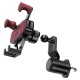 Suport Auto Telefon Hoco H66, Gravity, Prindere Ventilatie, Rotire 360, Compatibil Universal, Negru