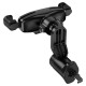 Suport Auto Telefon Hoco H66, Gravity, Prindere Ventilatie, Rotire 360, Compatibil Universal, Negru